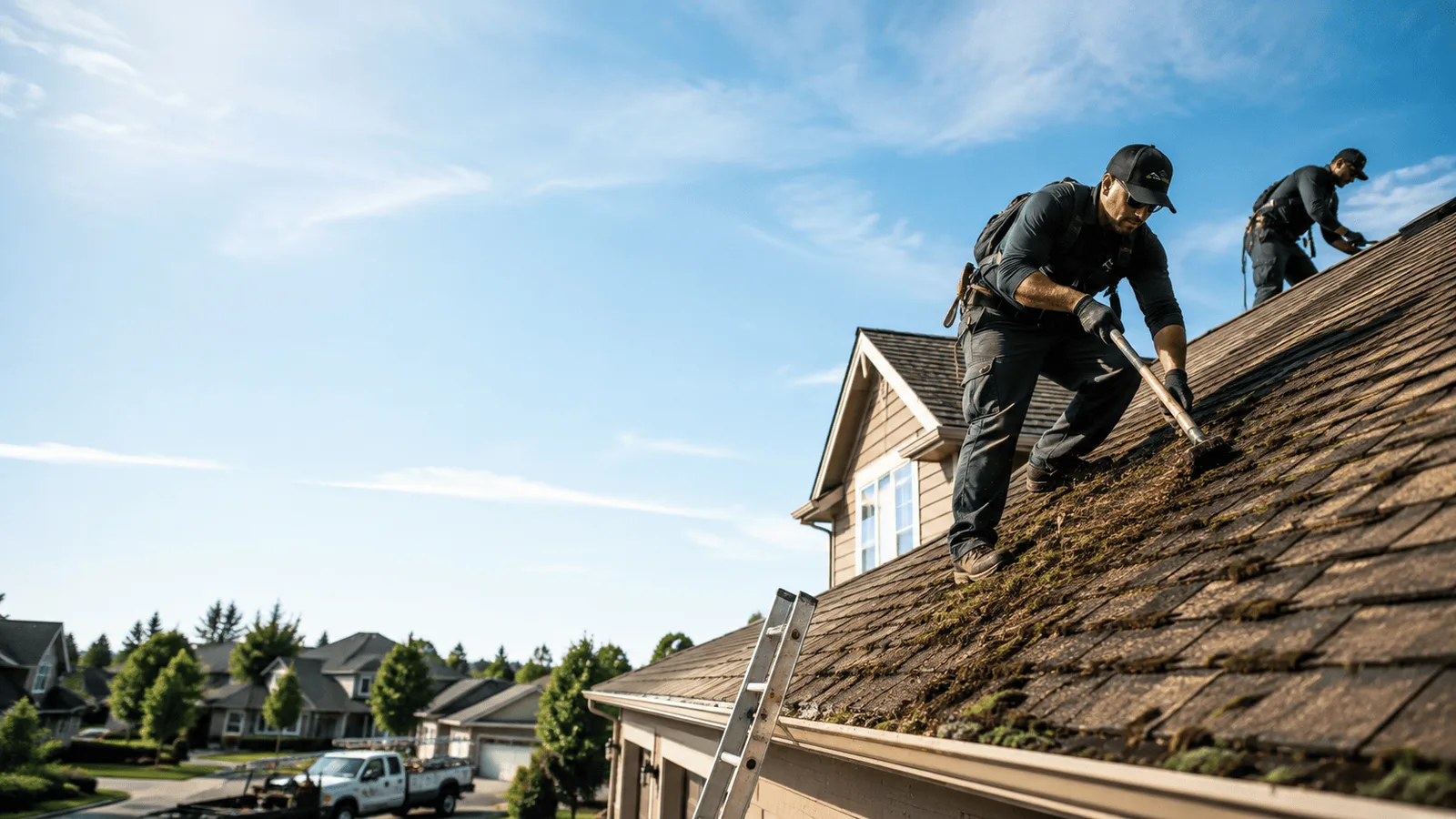 Roof Moss Removal in Bluff Dale, TX near me